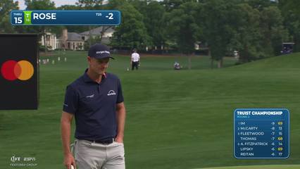 Justin Rose | Round 2 | 15th hole | Shot 5 | 2026 Truist Championship