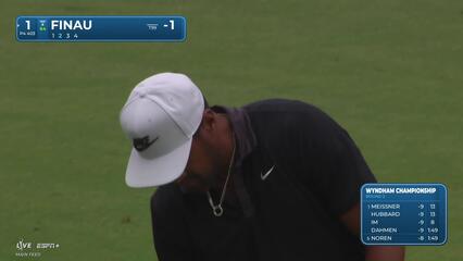 Tony Finau | Round 2 | 1st hole | Shot 2 | 2025 Wyndham
