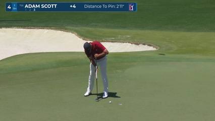 Adam Scott | Round 2 | 4th hole | Shot 3 | 2026 Truist Championship