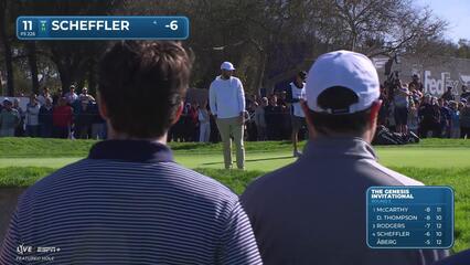 Scottie Scheffler | Round 3 | 11th hole | Shot 3 | 2025 Genesis