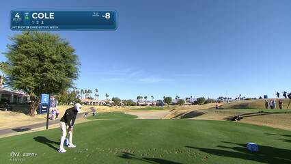 Eric Cole | Round 3 | 4th hole | Shot 3 | 2025 The American Express