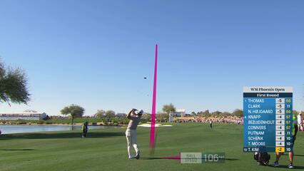 Tom Kim | Round 1 | 11th hole | Shot 2 | 2025 WM Phoenix Open