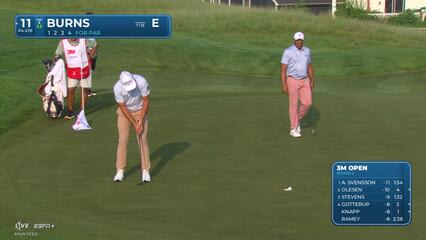 Sam Burns | Round 2 | 11th hole | Shot 4 | 2025 3M Open