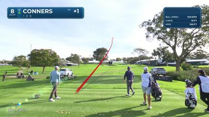 Corey Conners | Round 4 | 8th hole | Shot 1 | 2025 Genesis