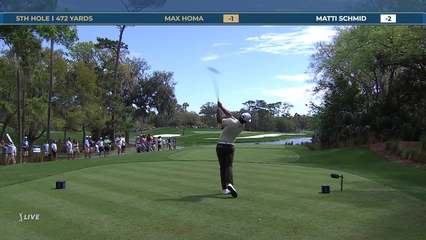 Max Homa | Round 3 | 5th hole | Shot 1 | 2026 THE PLAYERS