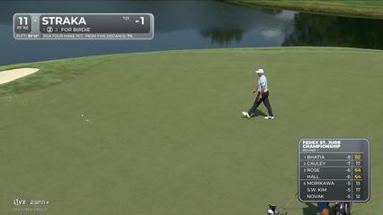 Sepp Straka | Round 1 | 11th hole | Shot 3 | 2025 FedEx St. Jude