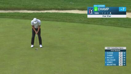 Cameron Champ | Round 1 | 16th hole | Shot 4 | 2025 RBC Canadian