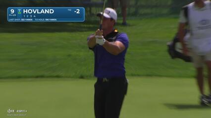 Viktor Hovland | Round 1 | 9th hole | Shot 2 | 2025 Truist Championship