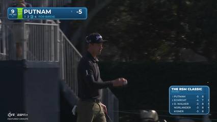 Andrew Putnam | Round 1 | 9th hole | Shot 3 | 2025 The RSM Classic