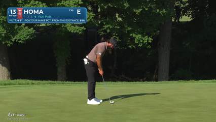 Max Homa | Round 1 | 13th hole | Shot 4 | 2026 John Deere