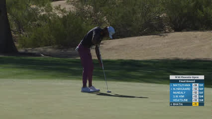 Akshay Bhatia | Round 4 | 1st hole | Shot 4 | 2026 WM Phoenix Open