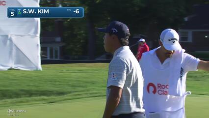 Si Woo Kim | Round 4 | 5th hole | Shot 3 | 2025 Rocket Classic