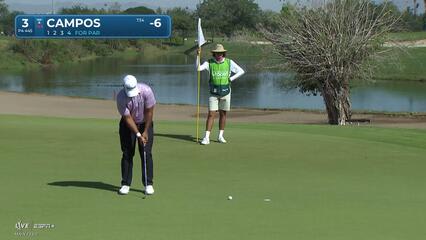 Rafael Campos | Round 3 | 3rd hole | Shot 4 | 2025 Mexico Open