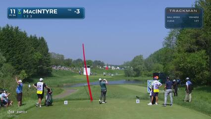 Robert MacIntyre | Round 3 | 11th hole | Shot 1 | 2025 RBC Canadian