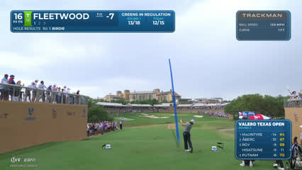 Tommy Fleetwood | Round 2 | 16th hole | Shot 1 | 2026 Valero