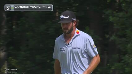 Cameron Young | Round 2 | 2nd hole | Shot 4 | 2025 BMW Championship