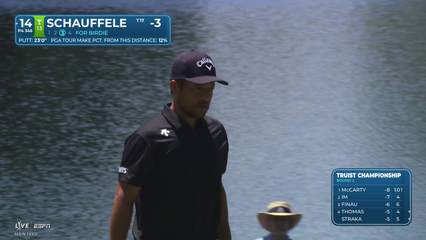 Xander Schauffele | Round 2 | 14th hole | Shot 3 | 2026 Truist Championship