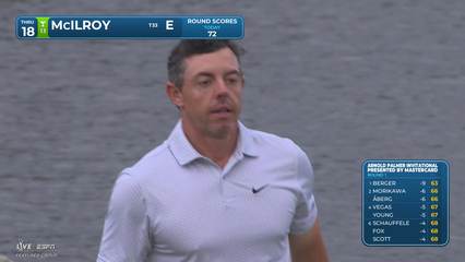 Rory McIlroy | Round 1 | 18th hole | Shot 5 | 2026 Arnold Palmer