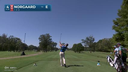 Niklas Norgaard | Round 1 | 4th hole | Shot 1 | 2025 Sanderson Farms