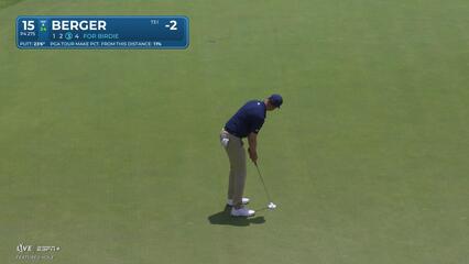 Daniel Berger | Round 3 | 15th hole | Shot 4 | 2025 Travelers