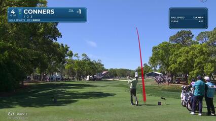 Corey Conners | Round 2 | 4th hole | Shot 1 | 2025 Valspar