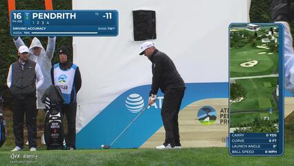 Taylor Pendrith | Round 3 | 16th hole | Shot 1 | 2025 AT&T Pebble Beach
