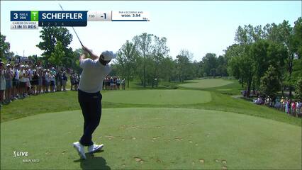 Scottie Scheffler | 2023 the Memorial | Round 4 | 3rd hole | Shot 1