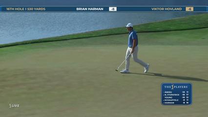 Viktor Hovland | Round 3 | 16th hole | Shot 4 | 2026 THE PLAYERS