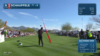 Xander Schauffele | Round 2 | 9th hole | Shot 1 | 2026 WM Phoenix Open