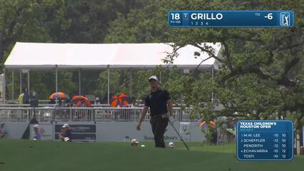 Emiliano Grillo | Round 3 | 18th hole | Shot 2 | 2025 Houston Open