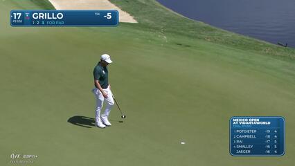 Emiliano Grillo | Round 4 | 17th hole | Shot 3 | 2025 Mexico Open
