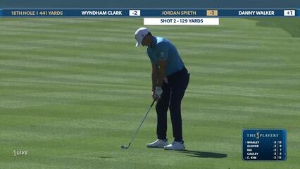 Jordan Spieth | Round 1 | 18th hole | Shot 2 | 2025 THE PLAYERS