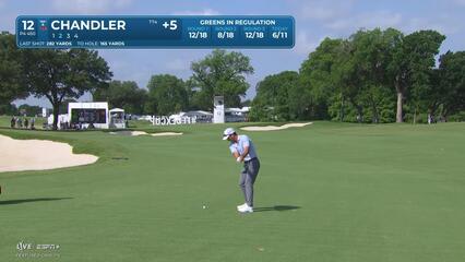 Will Chandler | Round 4 | 12th hole | Shot 2 | 2025 Charles Schwab