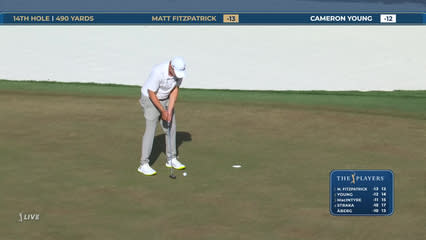 Matt Fitzpatrick | Round 4 | 14th hole | Shot 5 | 2026 THE PLAYERS
