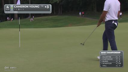 Cameron Young | Round 2 | 4th hole | Shot 3 | 2025 BMW Championship