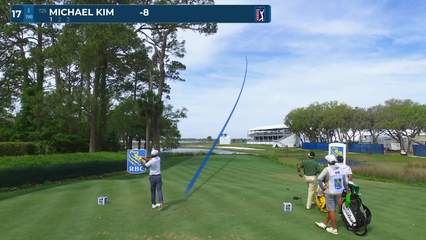 Michael Kim | Round 4 | 17th hole | Shot 1 | 2026 RBC Heritage