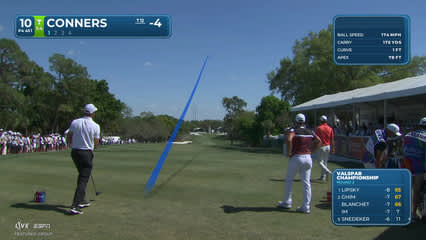 Corey Conners | Round 2 | 10th hole | Shot 1 | 2026 Valspar