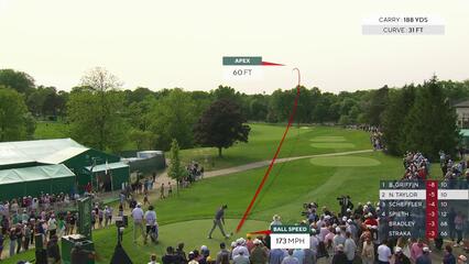 Nick Taylor | Round 3 | 11th hole | Shot 1 | 2025 the Memorial