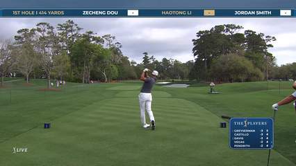 Haotong Li | Round 1 | 1st hole | Shot 1 | 2026 THE PLAYERS