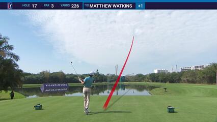 Matthew Watkins | Round 2 | 17th hole | Shot 1 | 2025 Mexico Open
