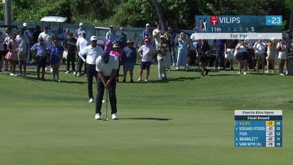 Karl Vilips | Round 4 | 11th hole | Shot 5 | 2025 Puerto Rico