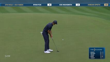 Jordan Spieth | Round 4 | 5th hole | Shot 4 | 2025 THE PLAYERS