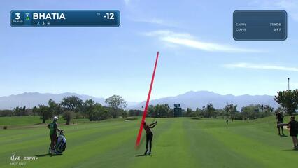 Akshay Bhatia | Round 4 | 3rd hole | Shot 2 | 2025 Mexico Open
