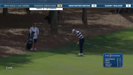 Rasmus Hojgaard | Round 1 | 18th hole | Shot 3 | 2026 THE PLAYERS