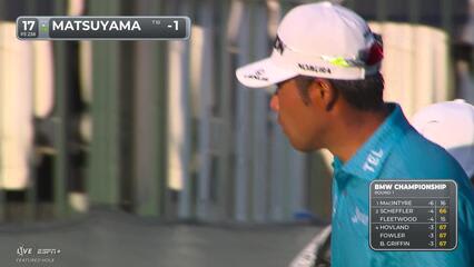 Hideki Matsuyama | Round 1 | 17th hole | Shot 2 | 2025 BMW Championship