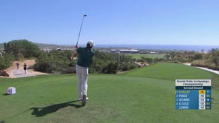 Nick Dunlap | Round 2 | 17th hole | Shot 1 | 2025 World Wide Technology