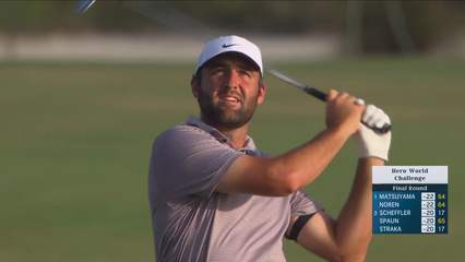 Scottie Scheffler | Round 4 | 18th hole | Shot 2 | 2025 Hero World Challenge