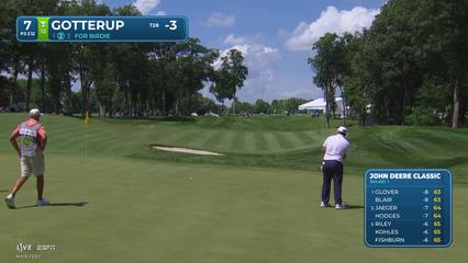 Chris Gotterup | Round 1 | 7th hole | Shot 3 | 2026 John Deere