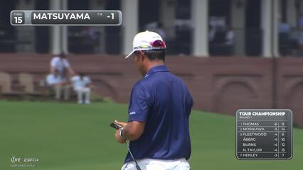 Hideki Matsuyama | Round 1 | 15th hole | Shot 2 | 2025 TOUR Championship