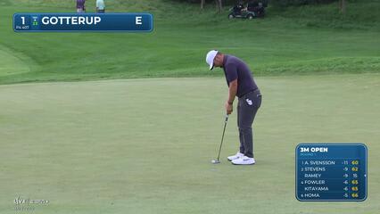 Chris Gotterup | Round 1 | 1st hole | Shot 4 | 2025 3M Open